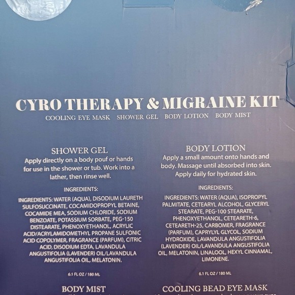 Men Bath 4 Products COOLING FORMULA Shower GEL, MIST, LOTION, MASK Spa Treatment - Picture 10 of 16